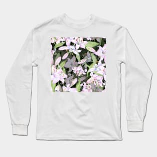 White pink lilies Long Sleeve T-Shirt